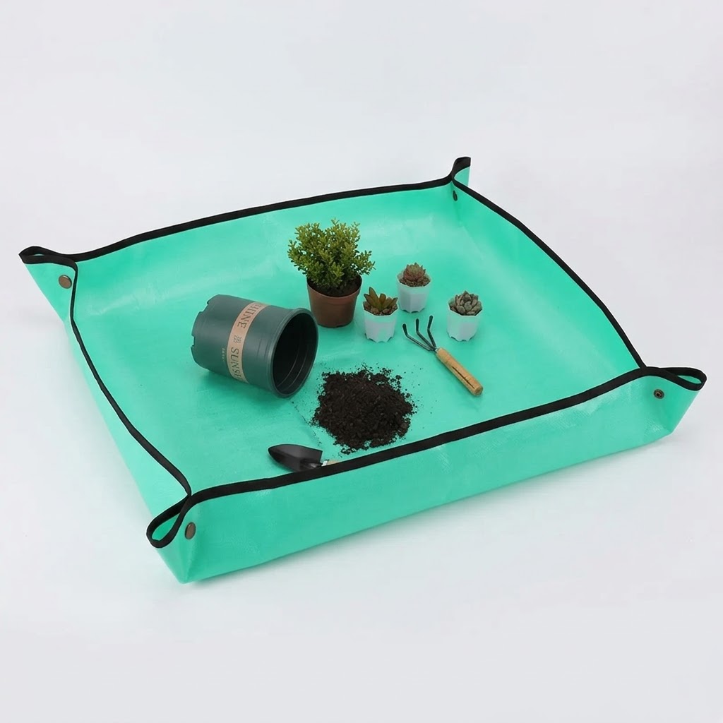 Repotting Mat - 실내 다육식물 재배용 방수 식물 재배