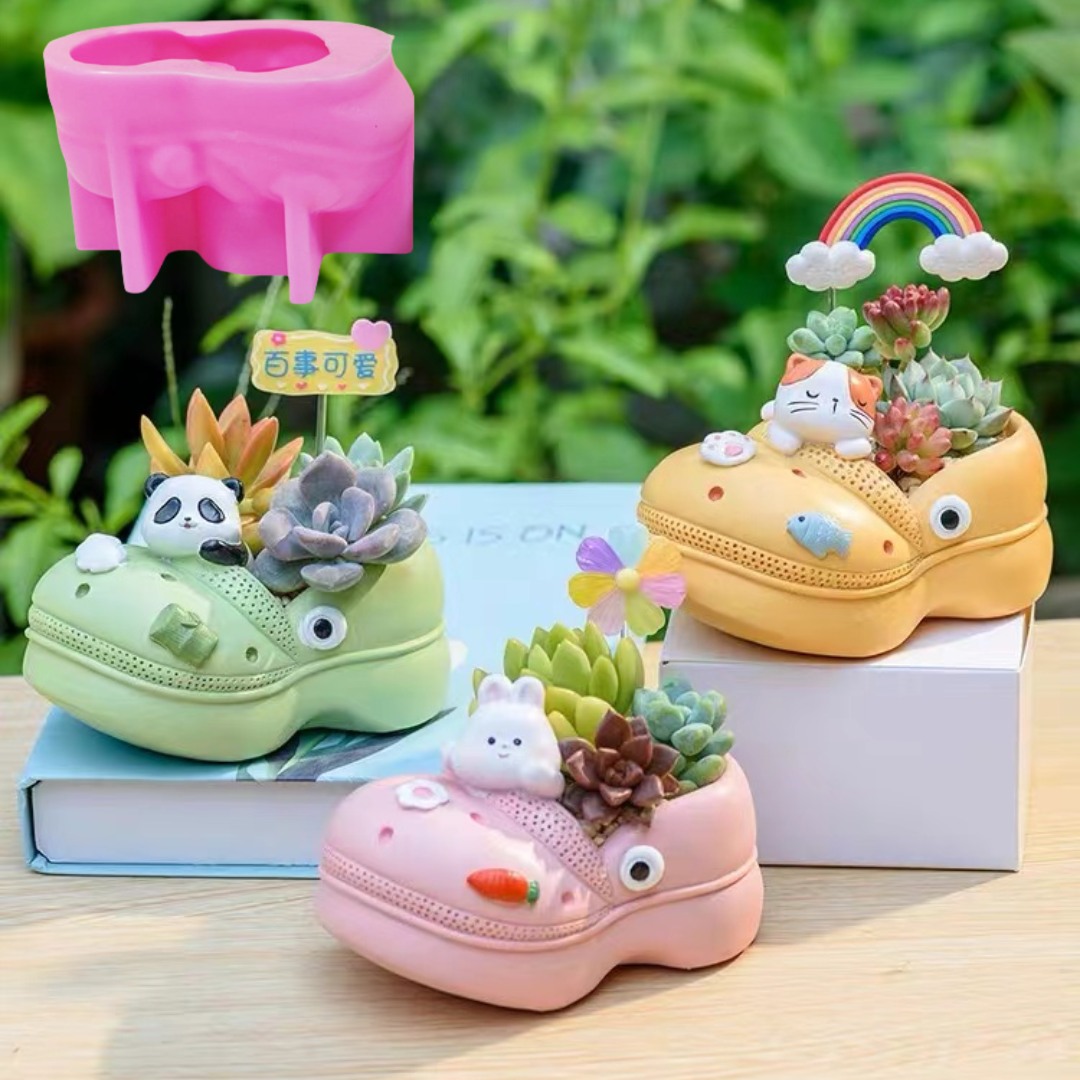 3D 동물 슬리퍼 다육 식물 화분 송진 실리콘 몰드 구 - Succulent Set 리뷰 및 가격