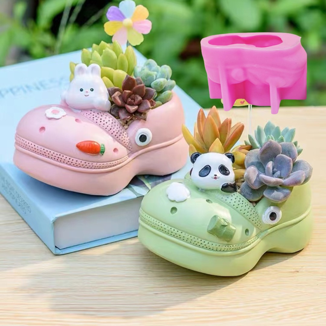 3D 동물 슬리퍼 다육 식물 화분 송진 실리콘 몰드 구 - Succulent Set 리뷰 및 가격
