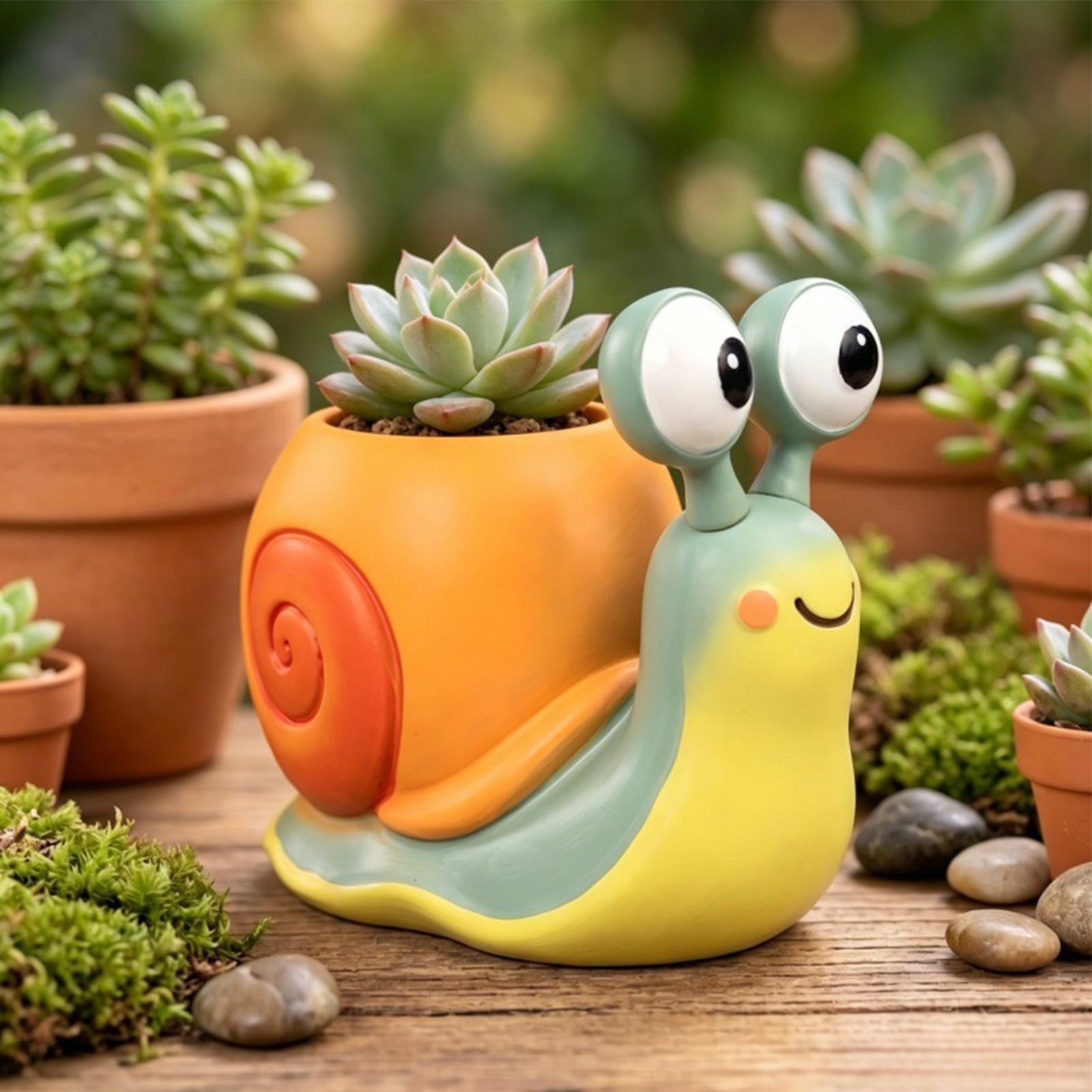 달팽이 모양 화분 달팽이 화분 펜 홀더 데스크탑 펜 홀 - Succulent Set 리뷰 및 가격