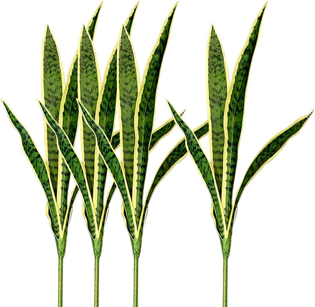 4 PCS 가짜 인공 뱀 가짜 Sansevieria 식 - Snake Plant 리뷰 및 가격