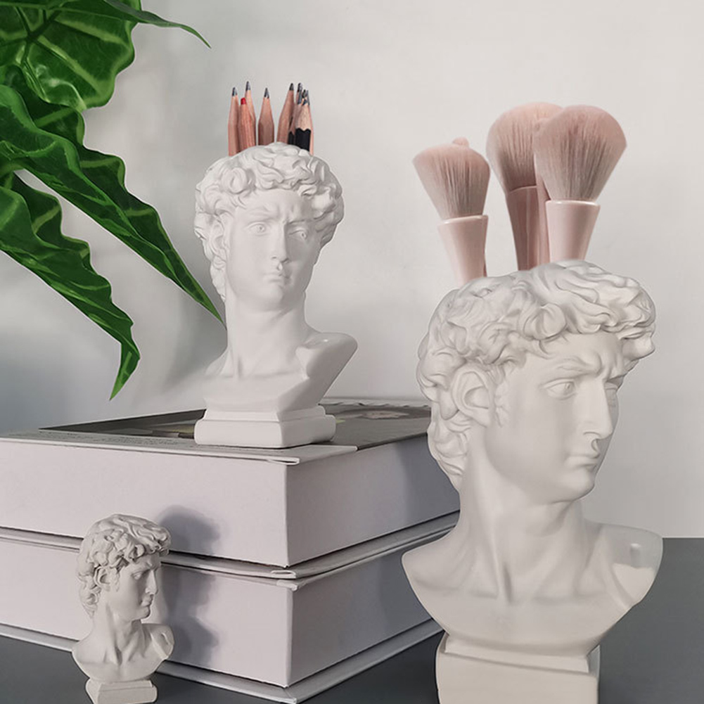 창의적인 펜 홀더 아트 꽃병 화장 브러쉬 보관함 초상화 - Terracotta Pot 리뷰 및 가격
