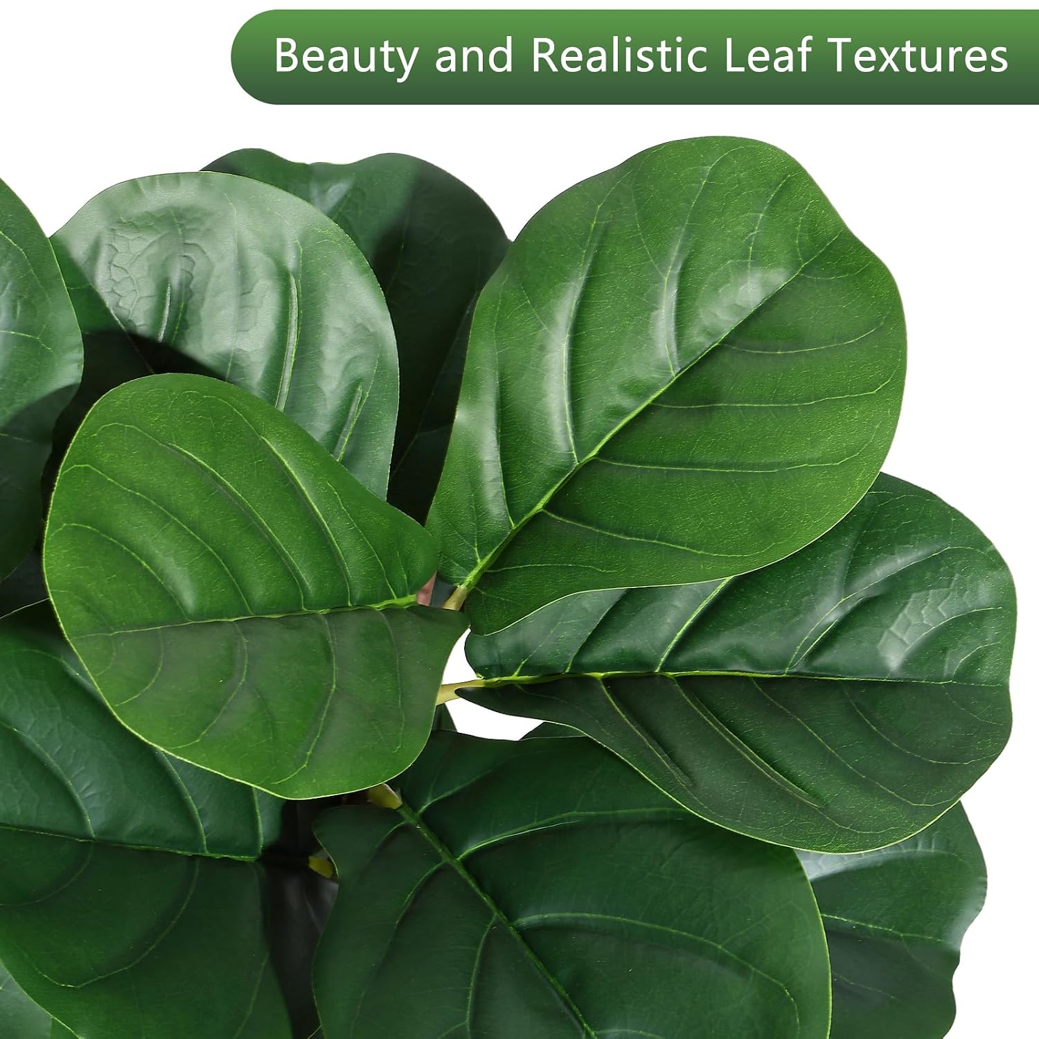 4피트 길이의 인조 피들리프 피규 나무, 48개의 잎이 - Fiddle Leaf Fig 리뷰 및 가격
