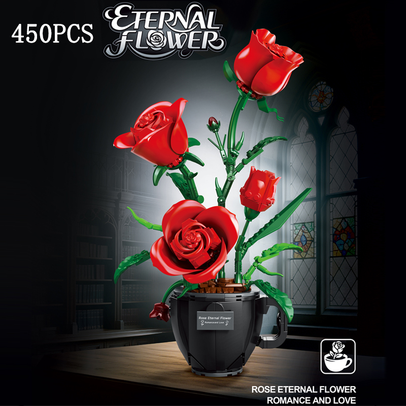 MOC 커피 컵 꽃 빌딩 블록 화분에 심은 식물 꽃다발 - Terracotta Pot 리뷰 및 가격