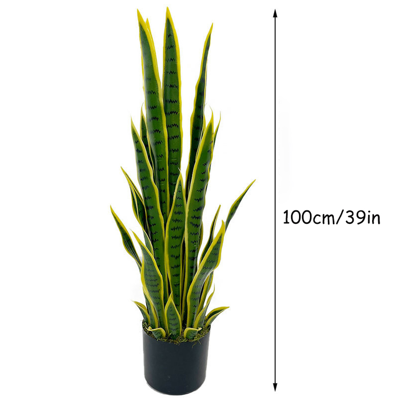 40-100cm 인조 산세베리아 스네이크 플랜트, 검정 - Snake Plant 리뷰 및 가격