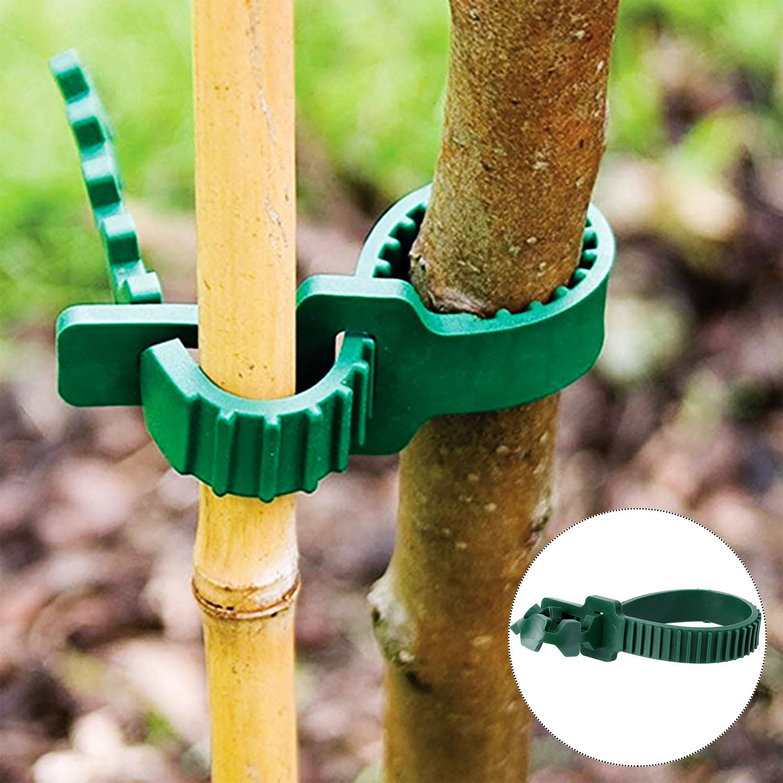 20개입 덩굴 고정 버클 정원 식물 지지 클립 PVC  - Plant Support Stake 리뷰 및 가격