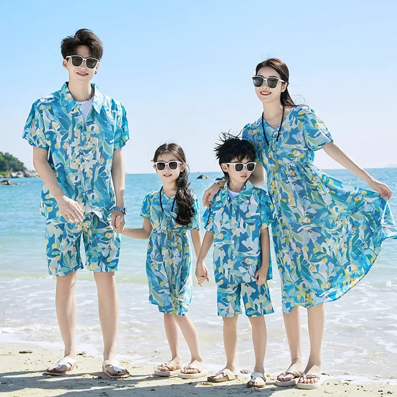 아버지 아들 셔츠 세트옷 여름 휴가룩 가족 의류 엄마  - The Plant Parent 리뷰 및 가격